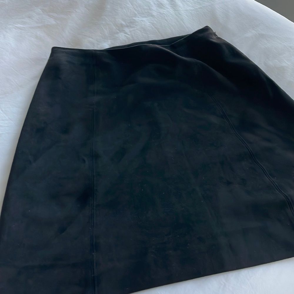 Babaton suede black skirt. Size 6